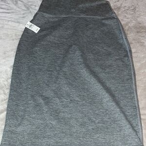 Aerie Charcoal Midi Skirt